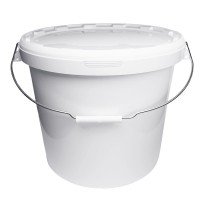 26 LITRE WHITE BUCKET and LID
